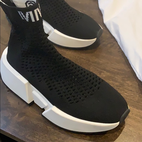 MM6 Maison Martin Margiela Knit Logo Sneakers - Picture 4 of 13